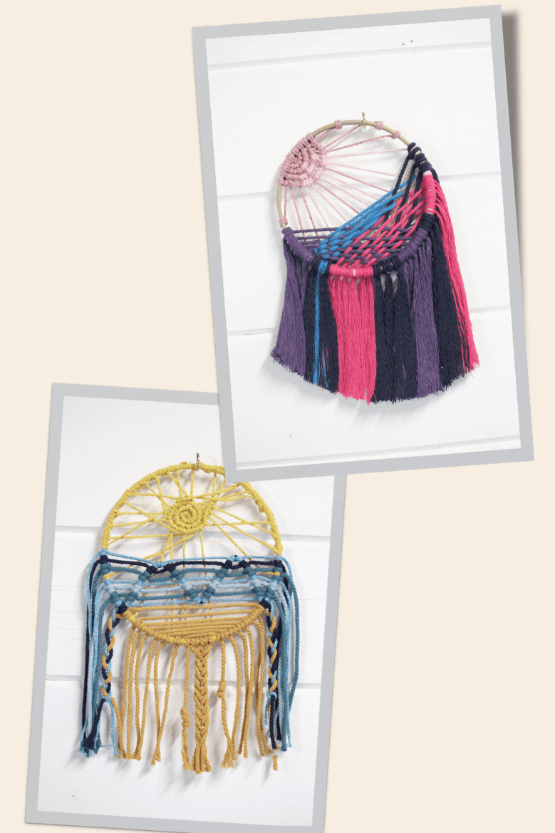 Macrame wall hangings
